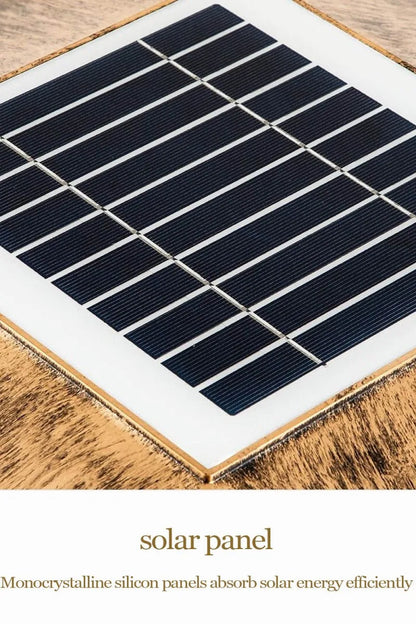 Éclairage solaire pour pilier de portail